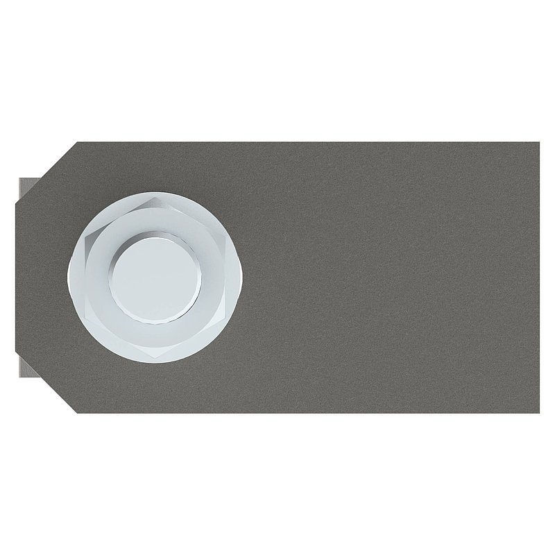 Gond à souder M24, acier électrozingué