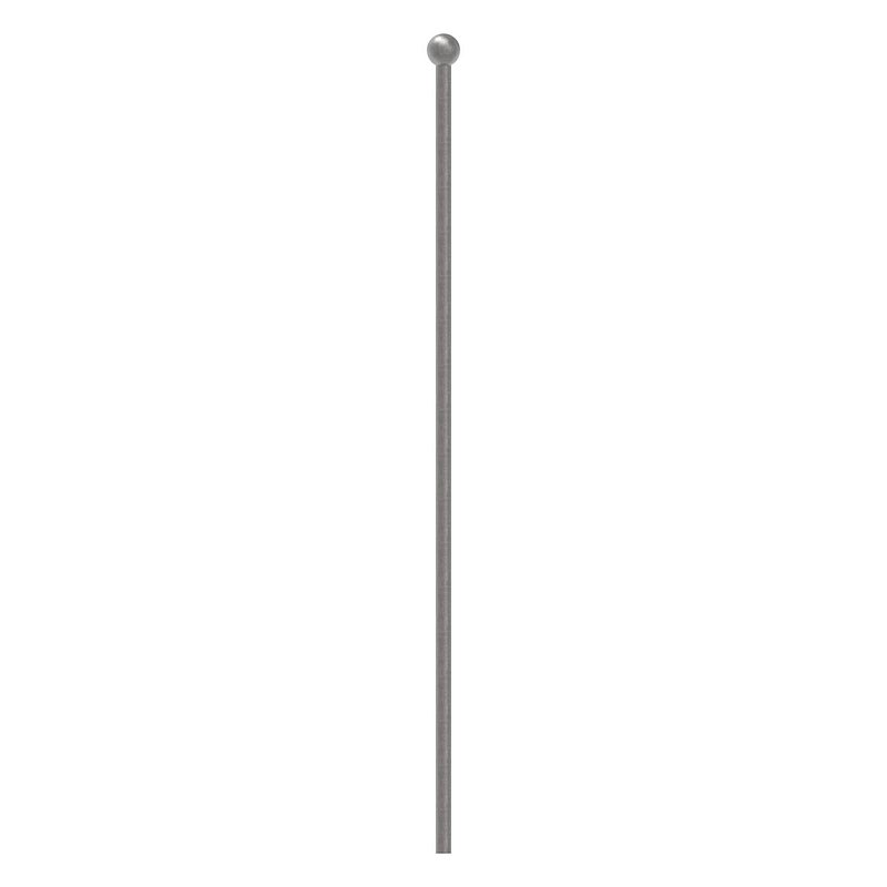 Zaunstab Ø 12mm, H: 600mm, Kugel 25mm