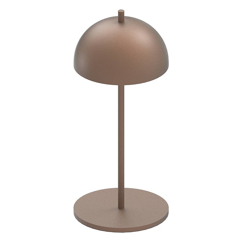 STALYS n°1 Sunset Oak: Akku-Tischleuchte Bronze in 28x12x12cm