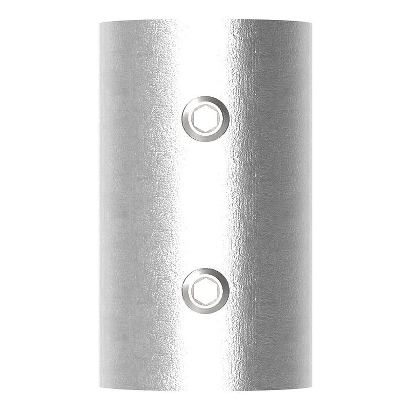 Connecting sleeve for tube 42.4x2.0mm, AISI304