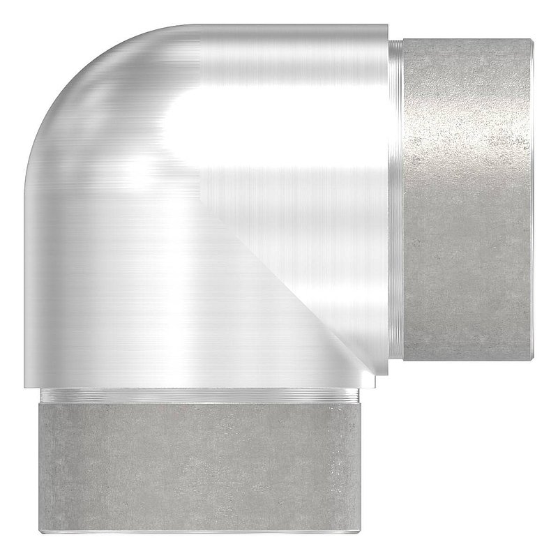 Tube coudé à 90° étroit, pour tube Ø 48,3x2,0mm, V2A