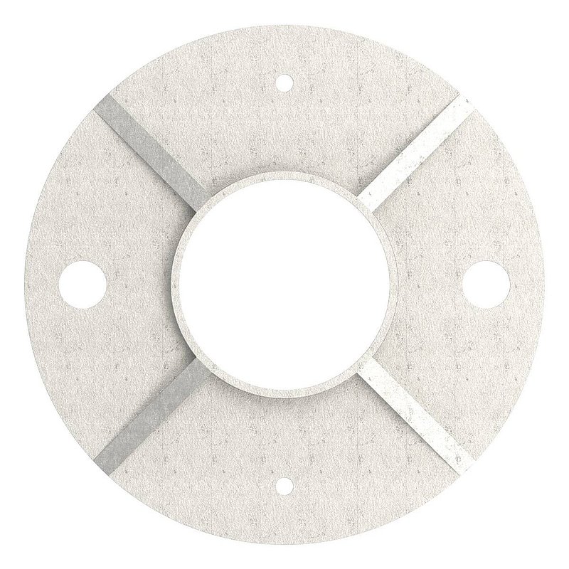 Ankerplatte, Ø 120x8mm, roh, V2A