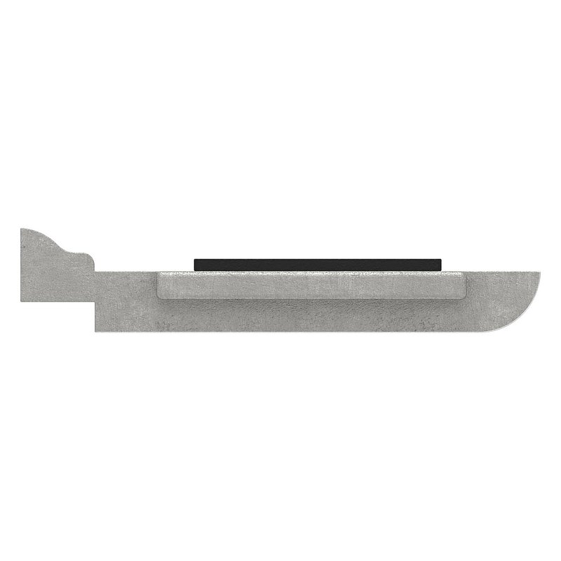 Sicherungsplatte für Mod. 14 , V2A