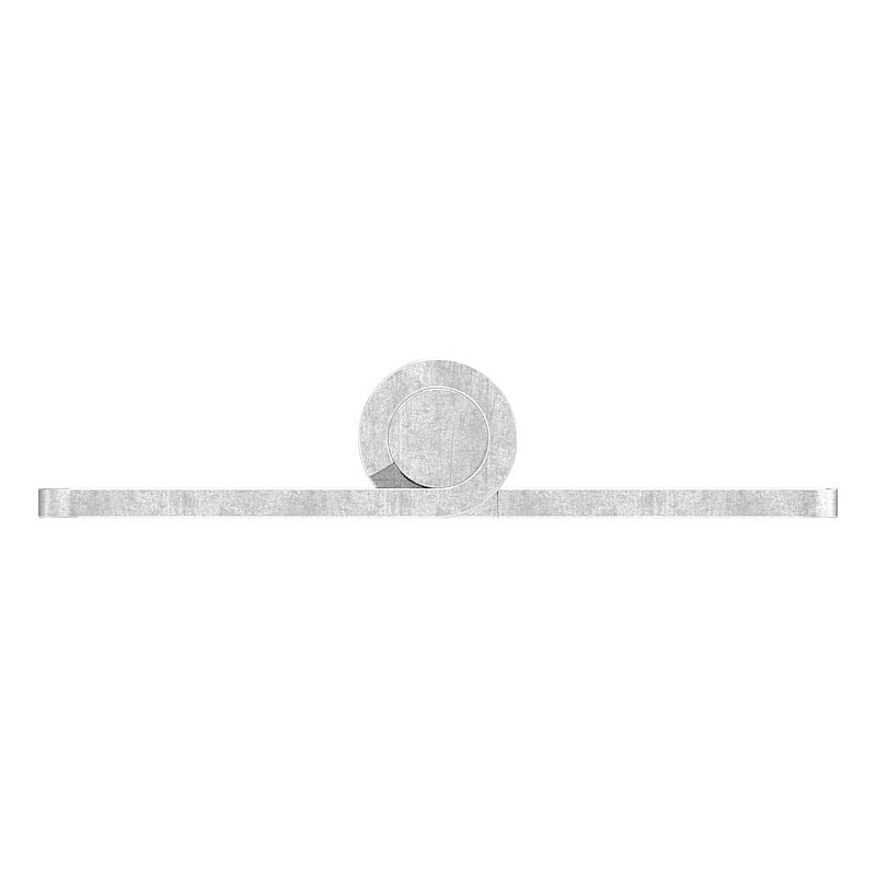 Edelstahl-Scharnier 63x40mm mit festem Zapfen
