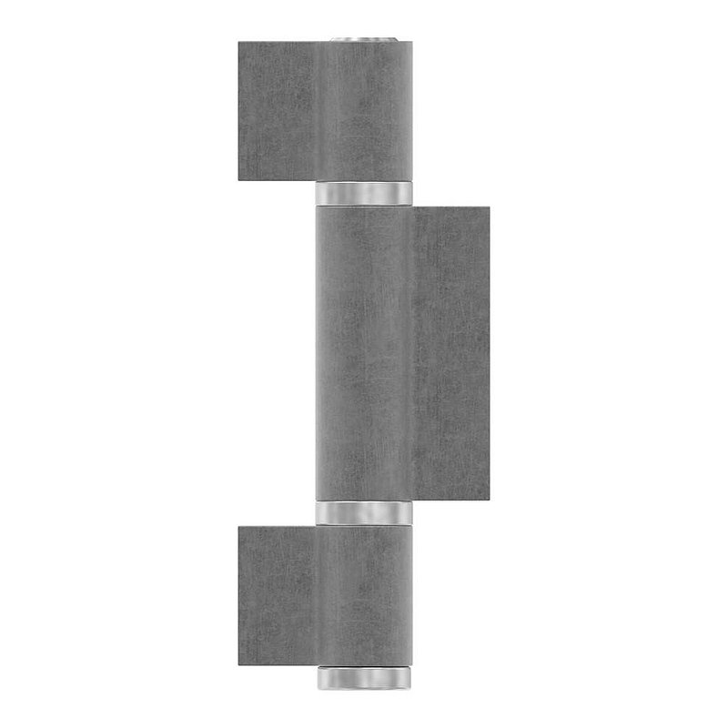 Flat hinge 3-part heavy with washer