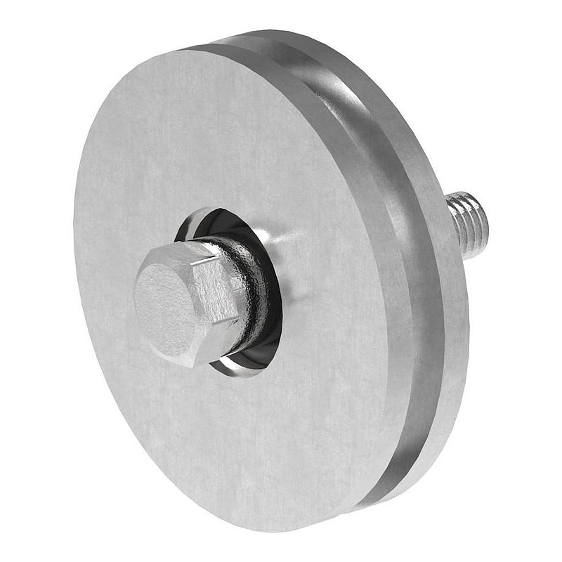 Schiebetorrolle mit U-Rille