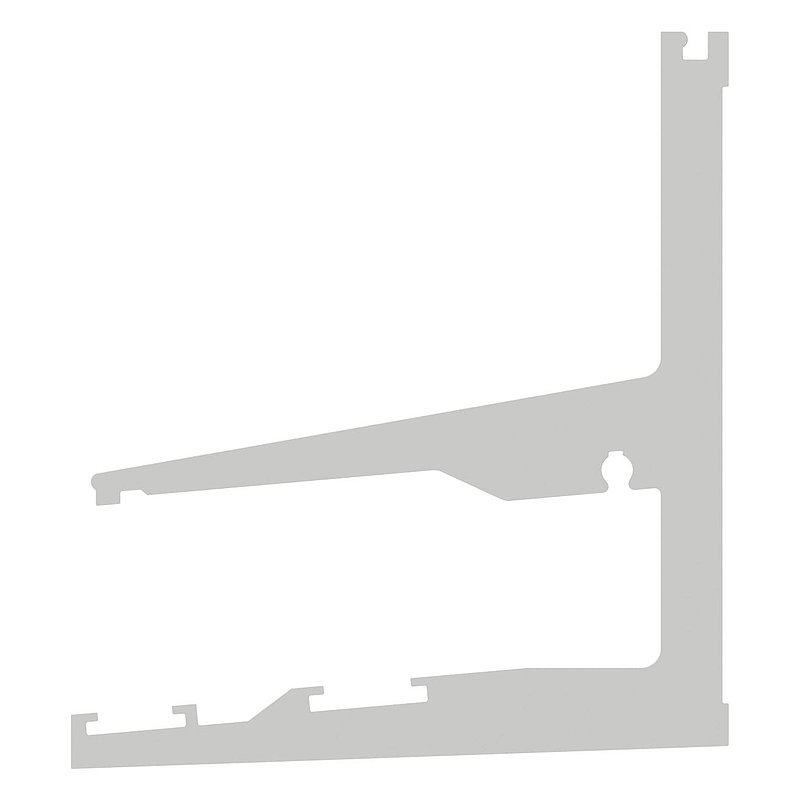 Eleganza canopy profile , L: 1405mm, aluminum RAL7016
