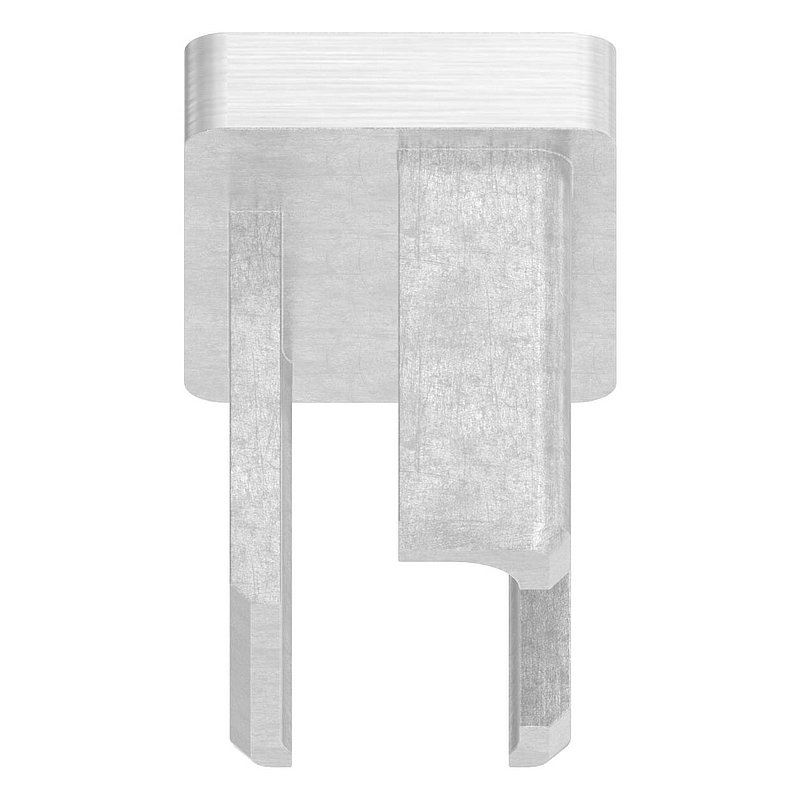 Capuchon à enfoncer, pour tube 30x20x2,0mm, V4A