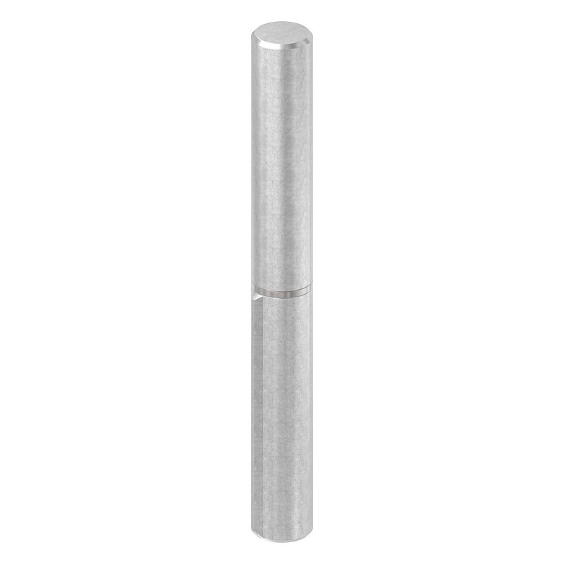 Weld-on strap, L: 160mm, with fixed pin, AISI304