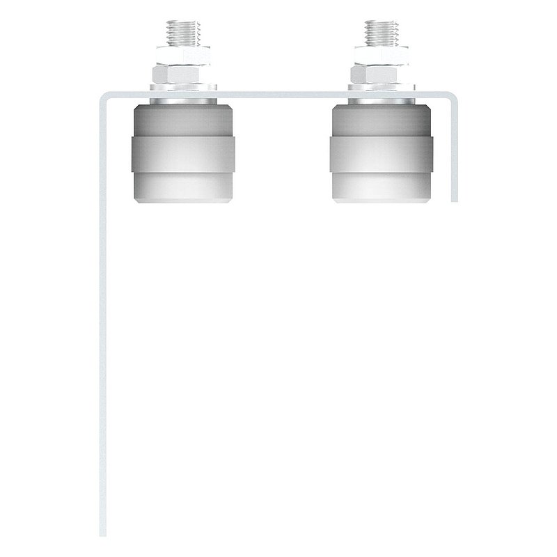 Adjustable guide bracket, for screwing on