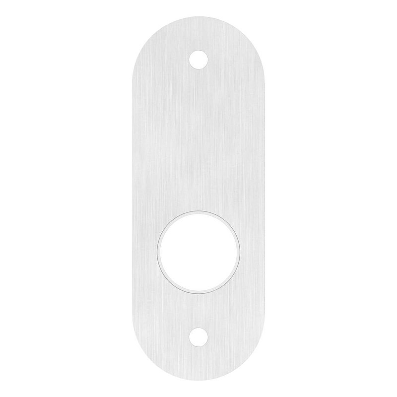 Short backplate, dimensions: 32x87x6mm, AISI304