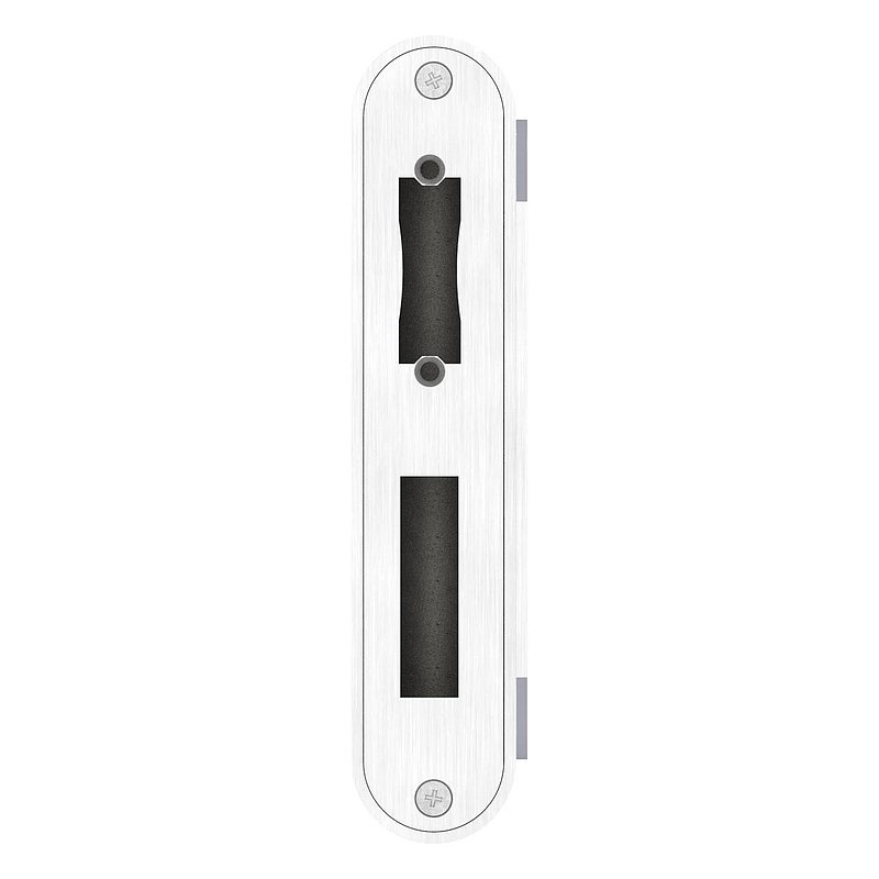 Stainless steel counter case rounded for 72mm spacing, for lock # 59103-240,78.2x42.4x208.4mm, AISI3