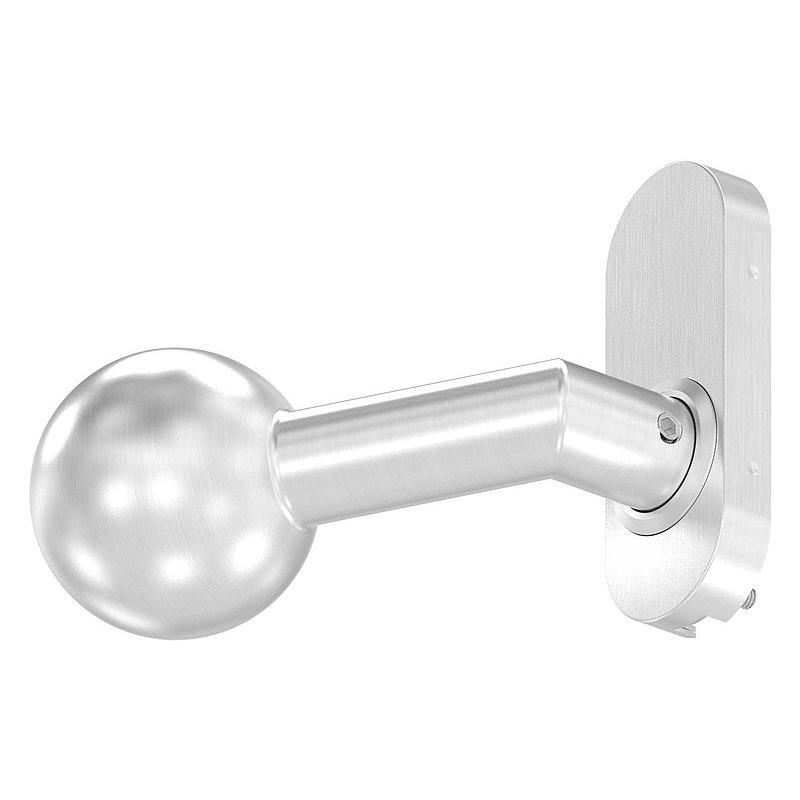 Handle knob, Ø 50mm, rotatable, AISI304