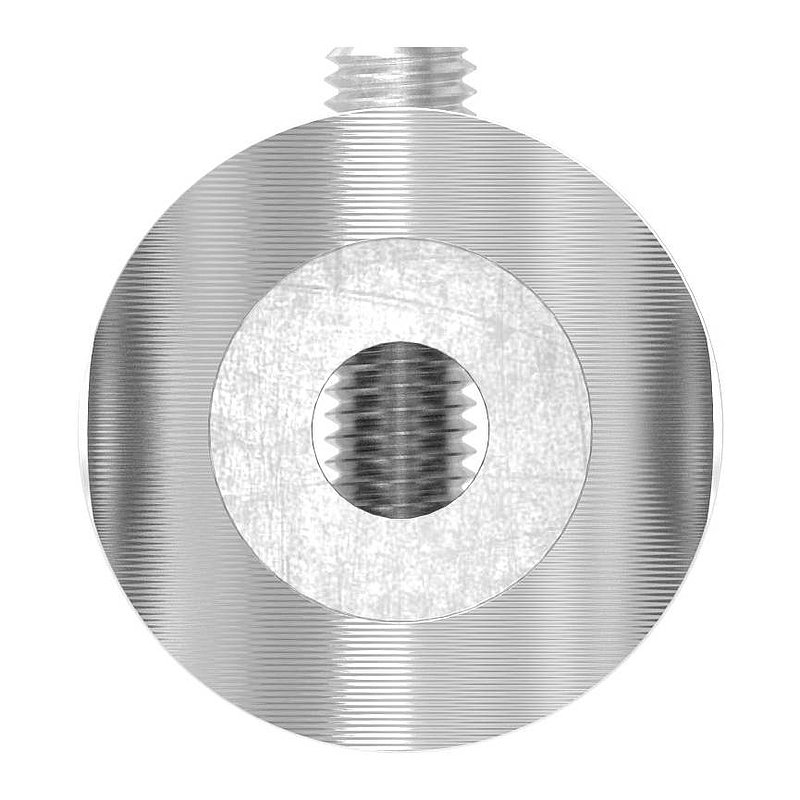Anschlussstück 90°, Anschluss oben: 33,7mm, V2A