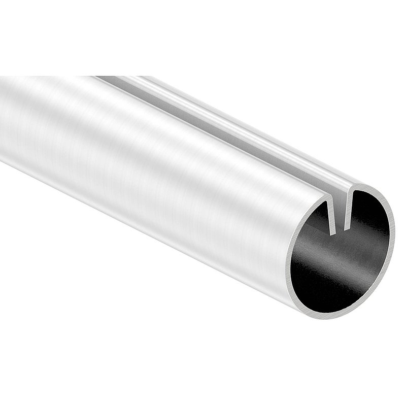 Profilé de serrage, Ø 27x1,5mm, L: 3000mm, V2A