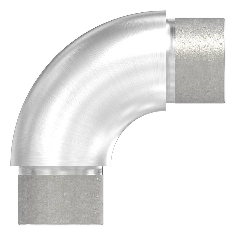 Rohrbogen 90°, für Rohr 33,7x2,5mm, V2A