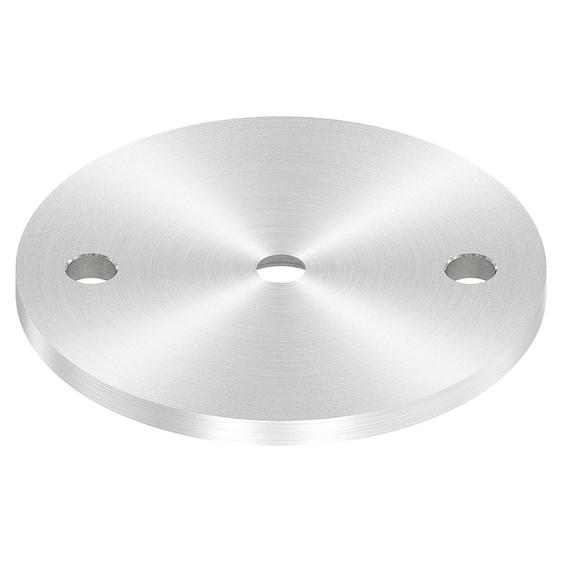 Round plate Ø 70x4mm, with round grinding, AISI304