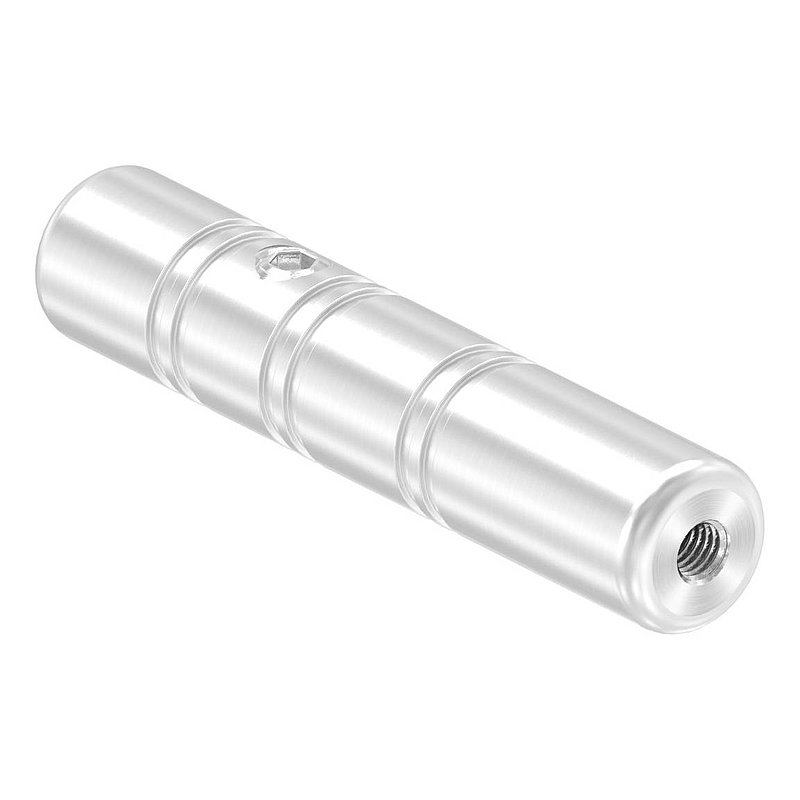 Threaded terminal for self-assembly, for 5mm cable, AISI304