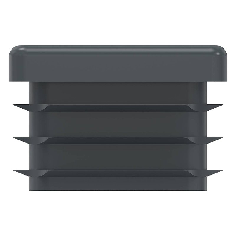 Bouchon plastique pour tube rectangle 50x30mm