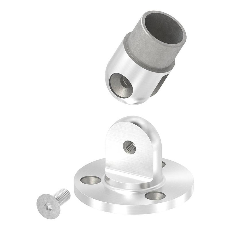Wandhalter flexibel, für Rohr 33,7x2,0mm, V2A