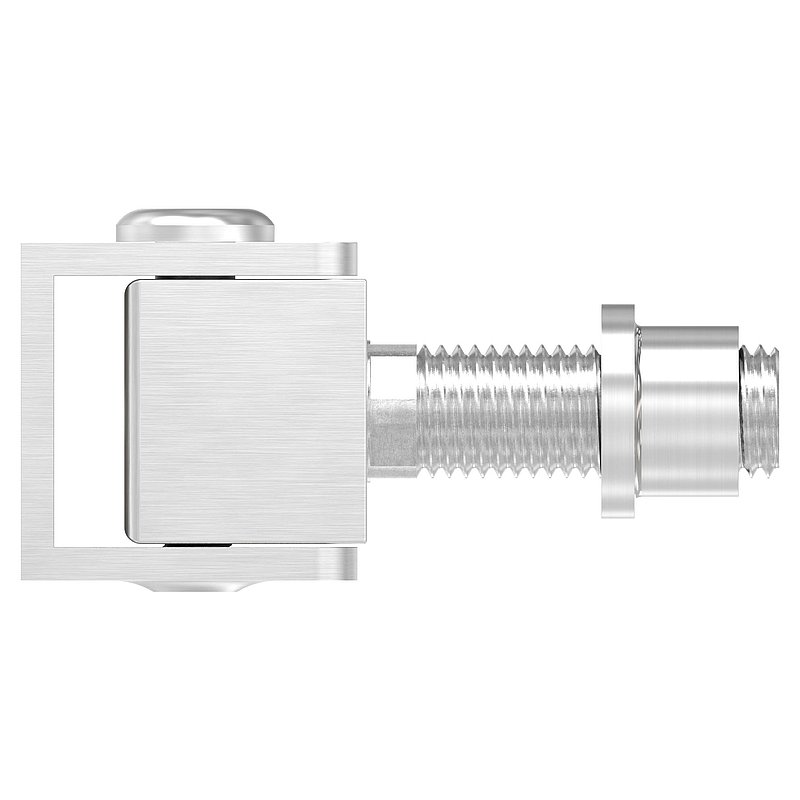 Gond à visser ajustable avec douille taraudée M20, V2A