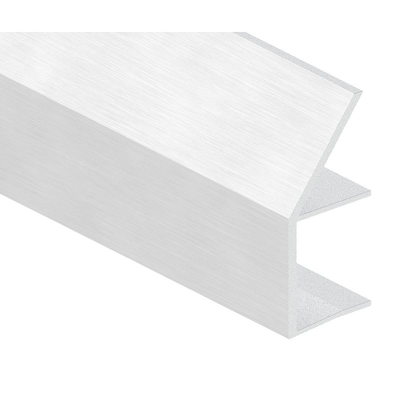 Regenrinne für Vordächer, Glas 21,52mm, L=1800mm, E4/EV1
