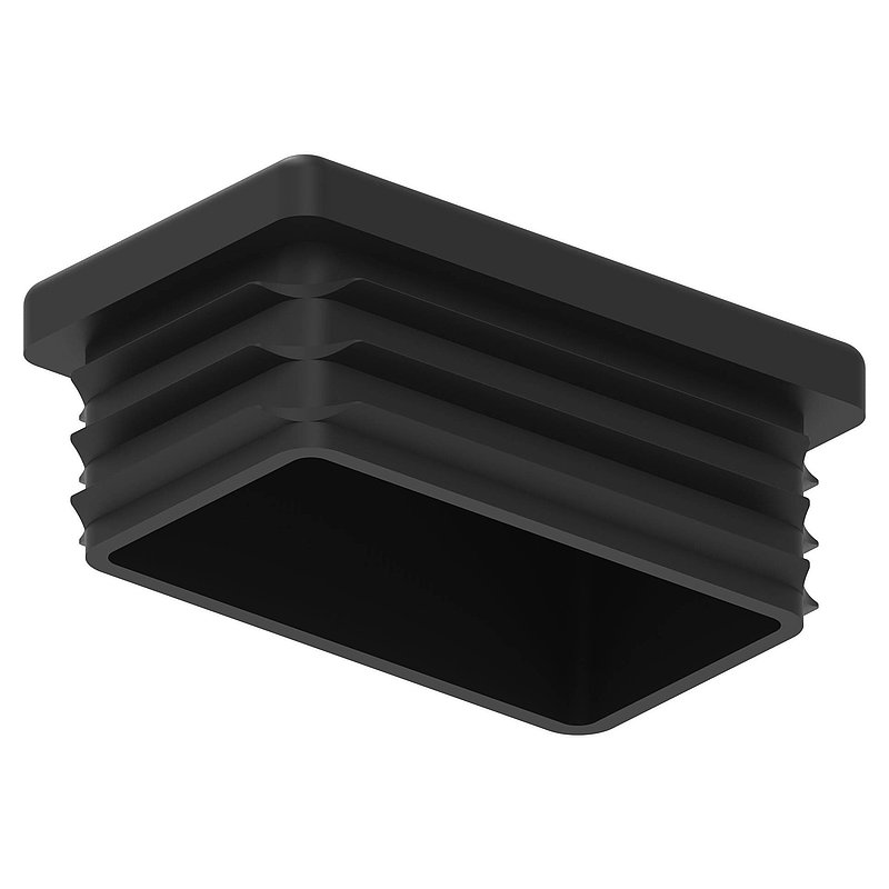 Bouchon plastique pour tube rectangulaire 50x30mm
