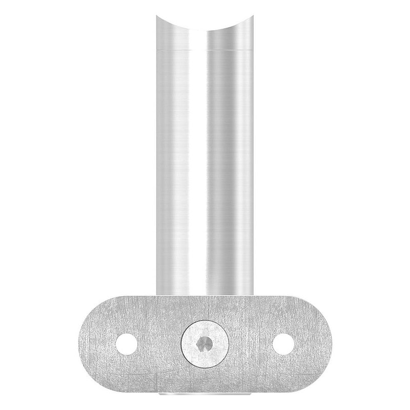 Support mural avec plaque de fixation pour main-courante de Ø 42,4mm, V2A