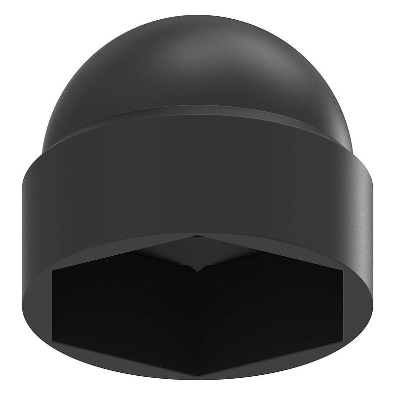 bouchon de protection hexagonal pour M12, noir
