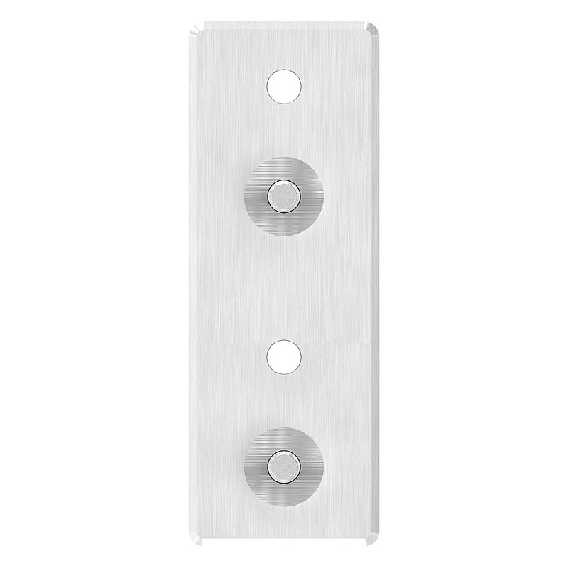 Wandbefestigung für Geländerpfosten 42,4mm, V2A