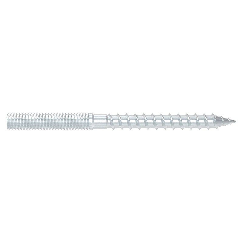 Hanger bolt M6x80mm, galvanised steel