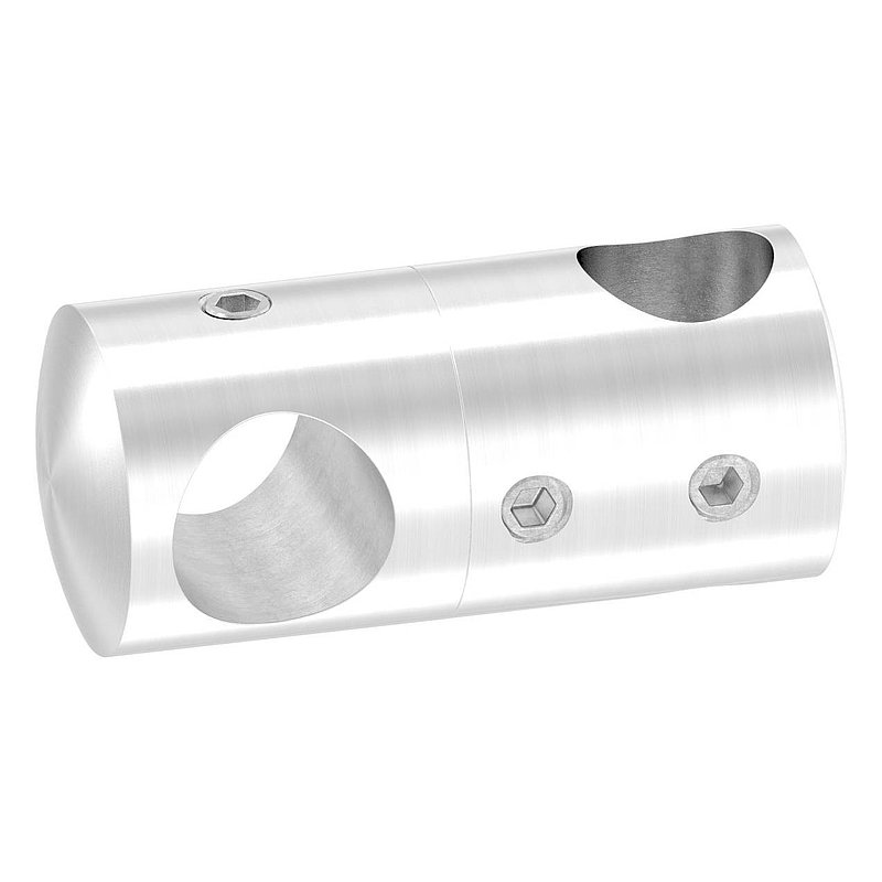 Doppelquerstabhalter mit 12,2 und 12,2mm Bohrung, V2A
