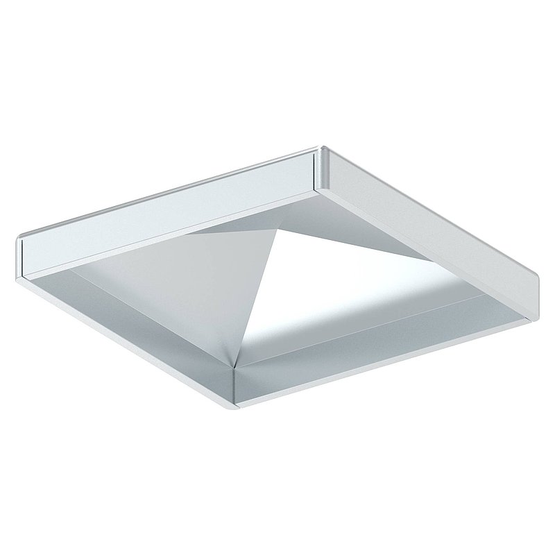 Pfeilerbedecker für Rohr 50x50mm, verzinkt