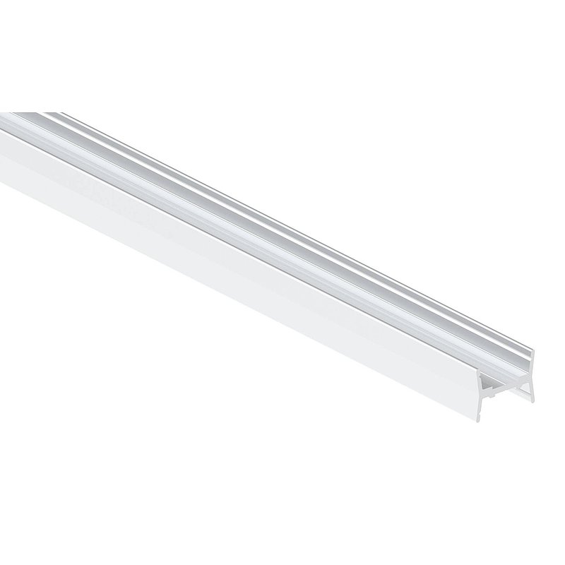 LED groove tube LUNORA®, Aluminum support profile for turning, for round groove tube 42.4 mm