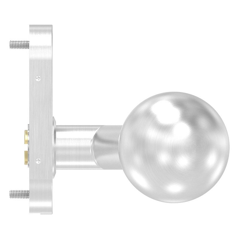 Handle knob, Ø 50mm, rotatable, AISI304