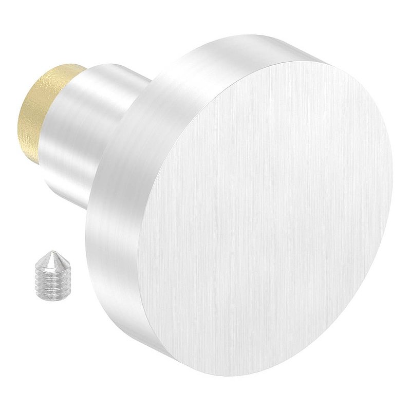 Türknopf, einzeln, Ø 55mm, gerade, V2A