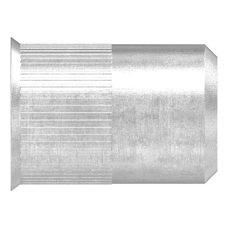 Écrou à sertir aveugle, V2A M8/trou 11mm, V2A
