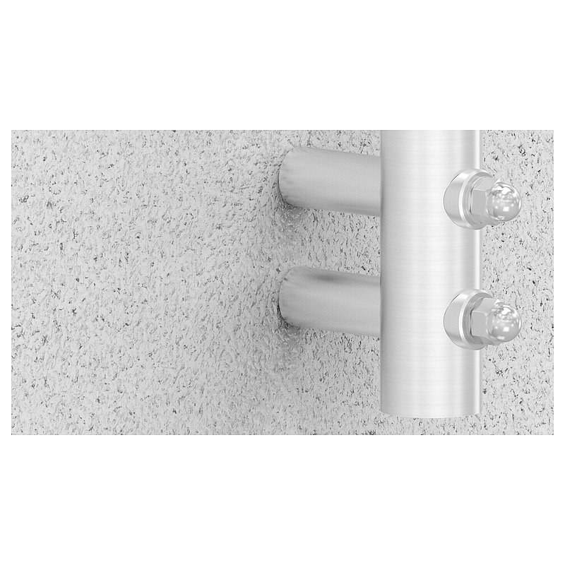 Wandhalter für Rohr 33,7mm, L: 40mm, V2A