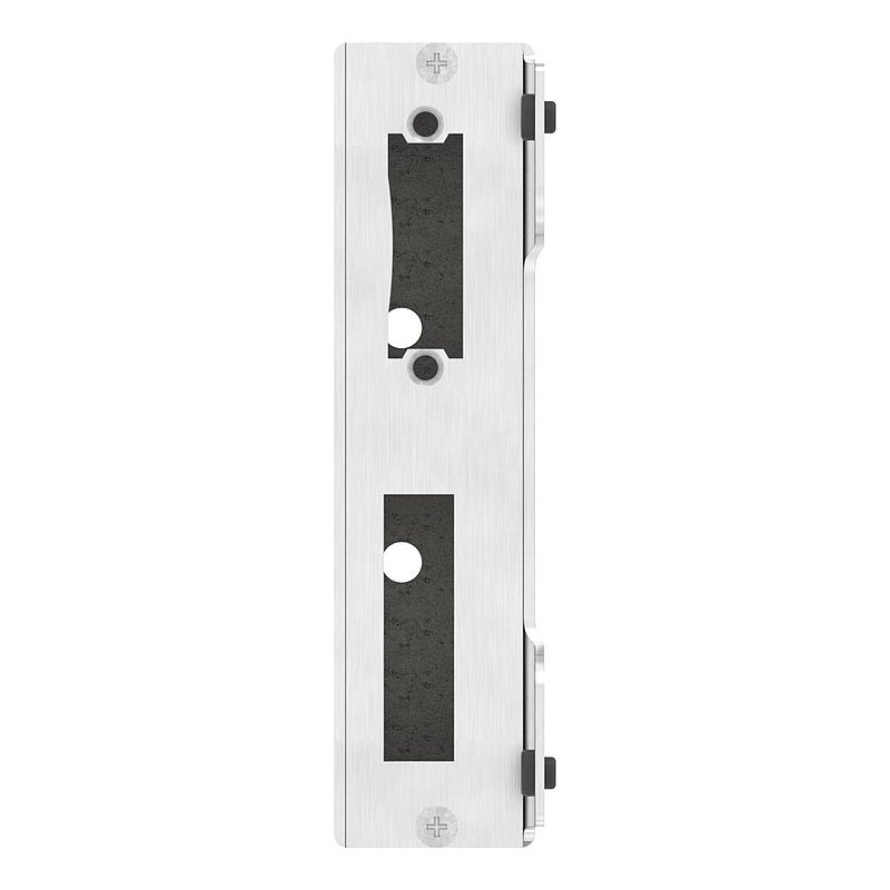 Gâche de serrure rectangulaire, acier inoxydable, à souder, 40mm, V2A