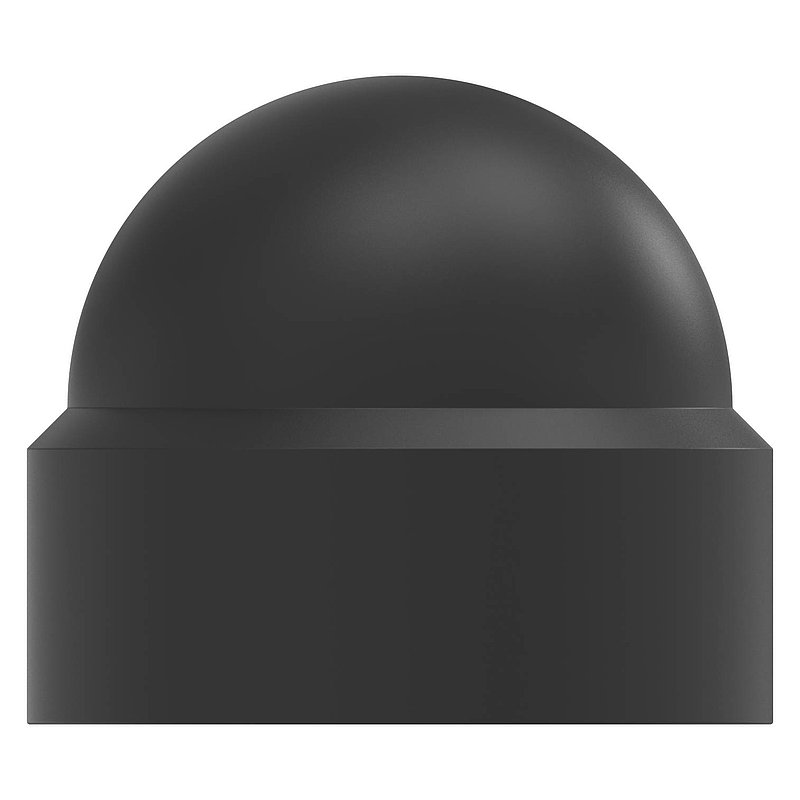 bouchon de protection hexagonal pour M12, noir