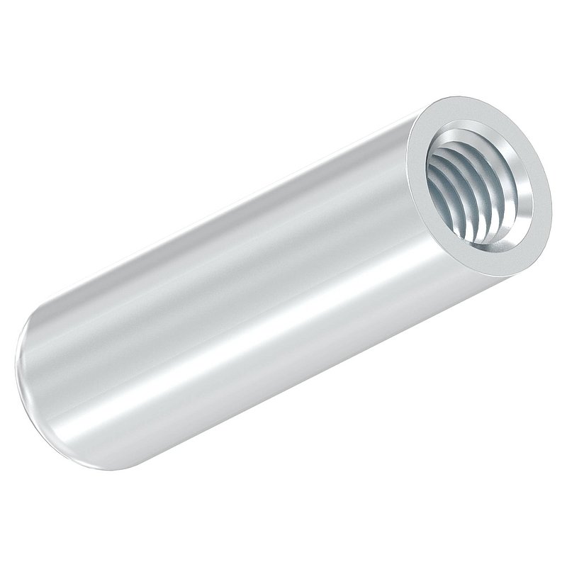 Capuchon avec filetage intérieur M8, zingué