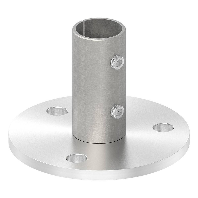 Wand- und Bodenanker, für Rohr 33,7x2,0mm, V2A