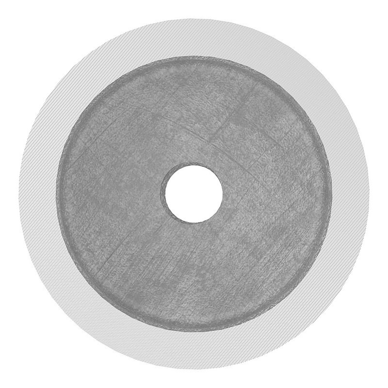 Partie inférieure pour point de fixation 52mm, ép.: 20mm, avec M10, V2A