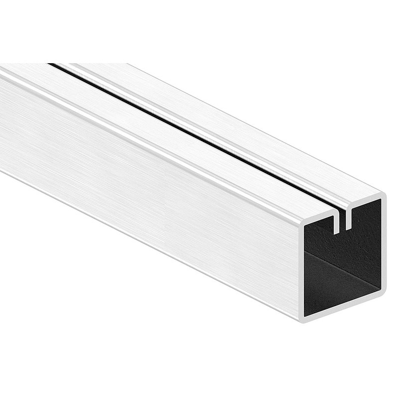 Profilé de serrage, 20x20x1,0mm, L: 3000mm, V2A