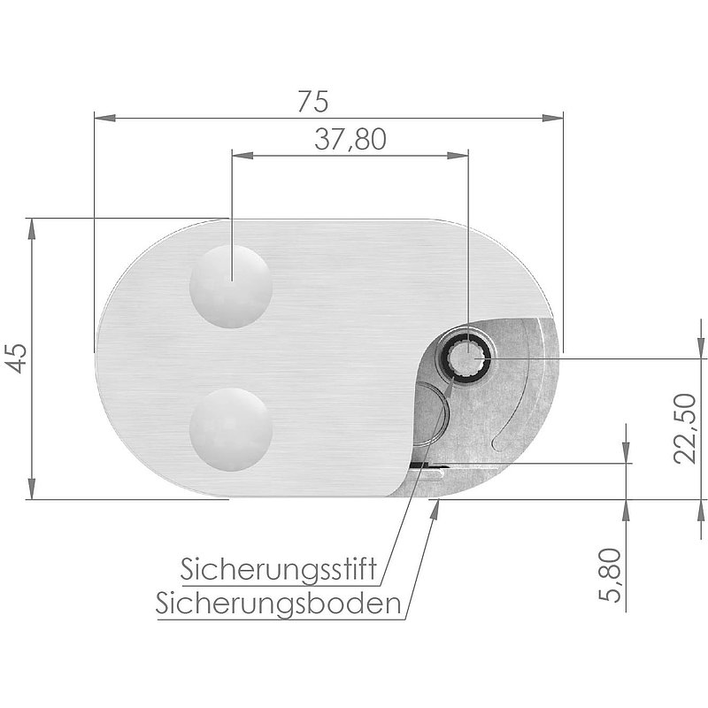 Pince à verre pour brise vue modèle 25, V4A