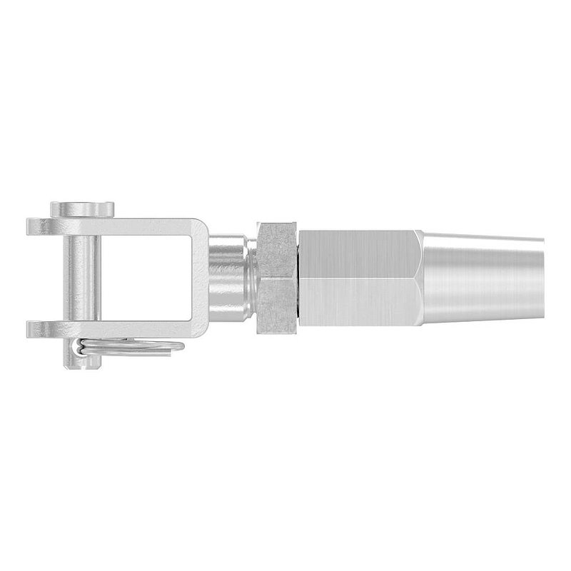 Gabelterminal zur Selbstmontage für Seil Ø 3mm, V4A