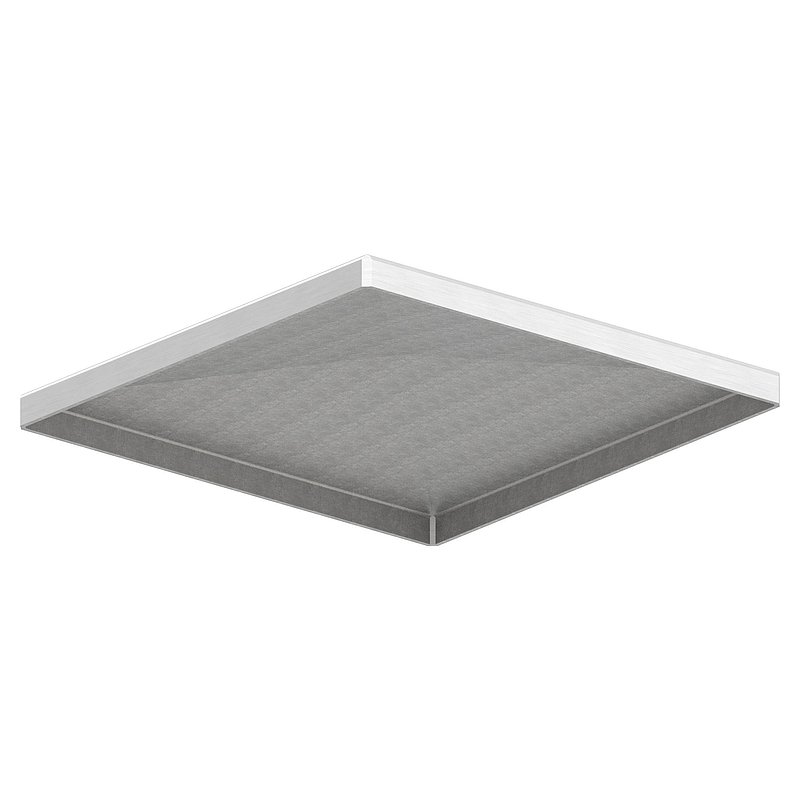 Chapeau pyramidal, pour tube carré 150x150mm, V2A