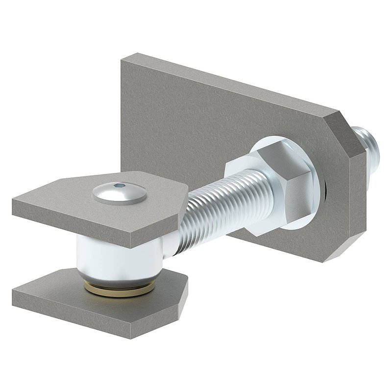 Gond à souder M24, acier électrozingué