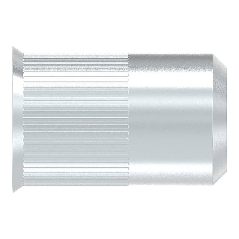 Blind rivet nut, steel, M6/hole 9mm, galvanised