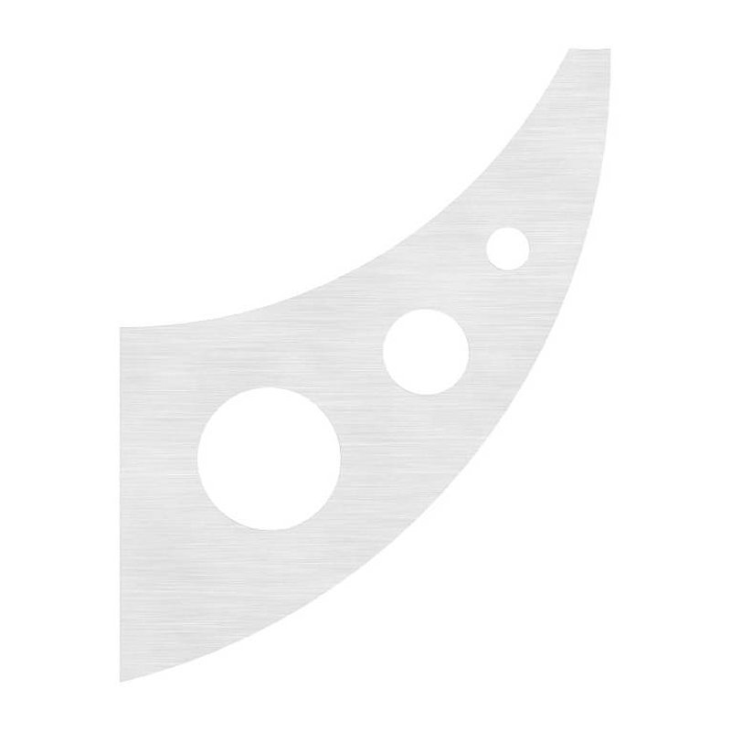 Handrail blade, 4mm thick, AISI304